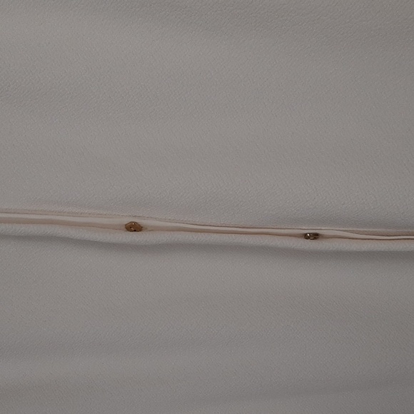 Ann Taylor Knit Sleeveless Flowy Cream Ivory Top - Picture 3 of 10